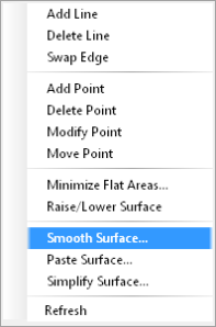Smooth Surface Command